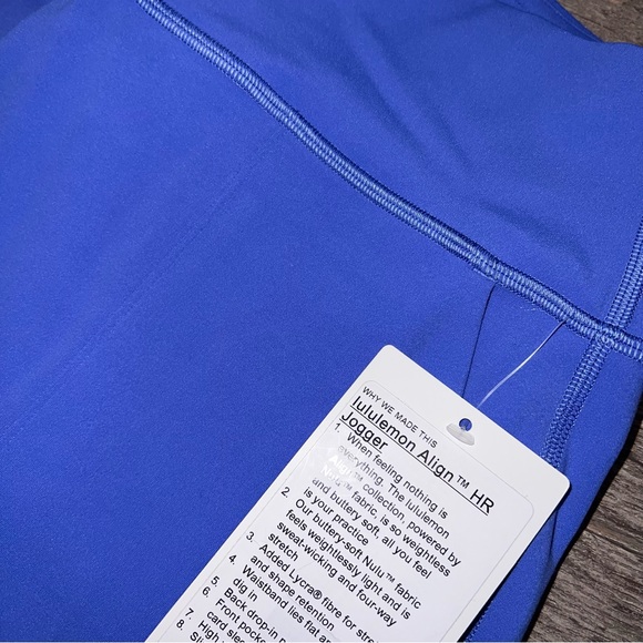 lululemon Align™ High-Rise Jogger
Full Length WLIN Wild indigo size 12 - Picture 2 of 7